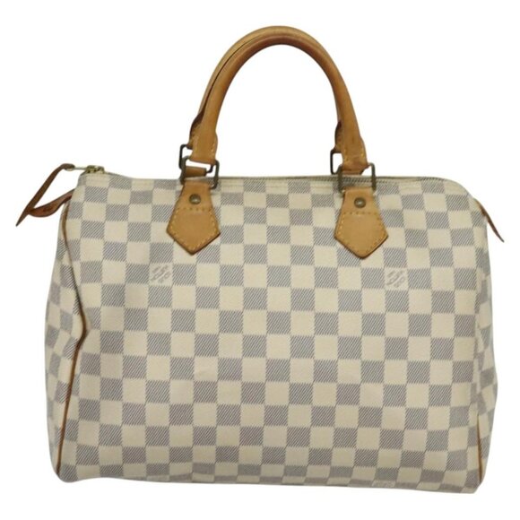 LOUIS VUITTON Damier Azur Speedy 30 Hand Bag - Picture 3 of 16